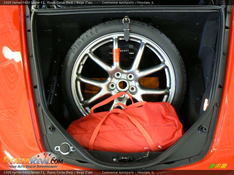 2005 Ferrari F430 Spider F1 Rosso Corsa (Red) / Beige (Tan) Photo #17