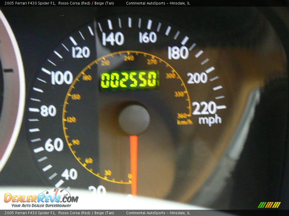 2005 Ferrari F430 Spider F1 Rosso Corsa (Red) / Beige (Tan) Photo #23
