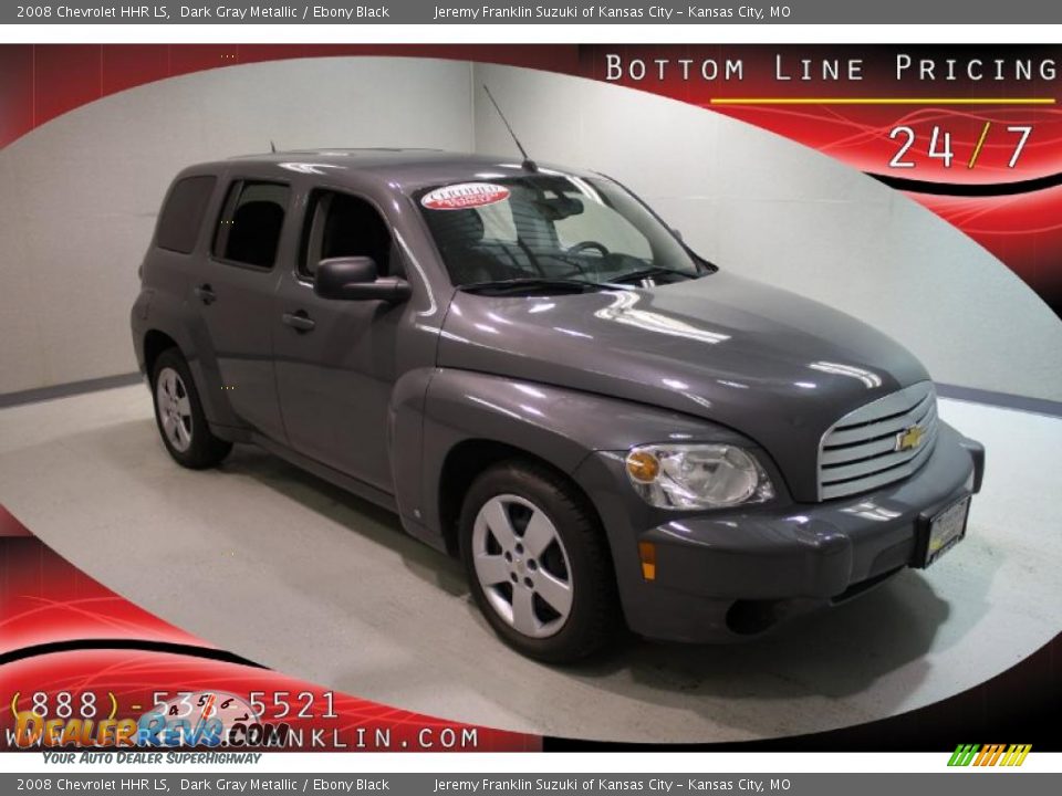 2008 Chevrolet HHR LS Dark Gray Metallic / Ebony Black Photo #1