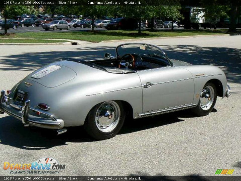 1958 Porsche 356 1600 Speedster Silver / Black Photo #5