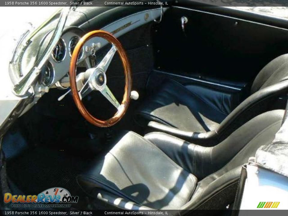 1958 Porsche 356 1600 Speedster Silver / Black Photo #11