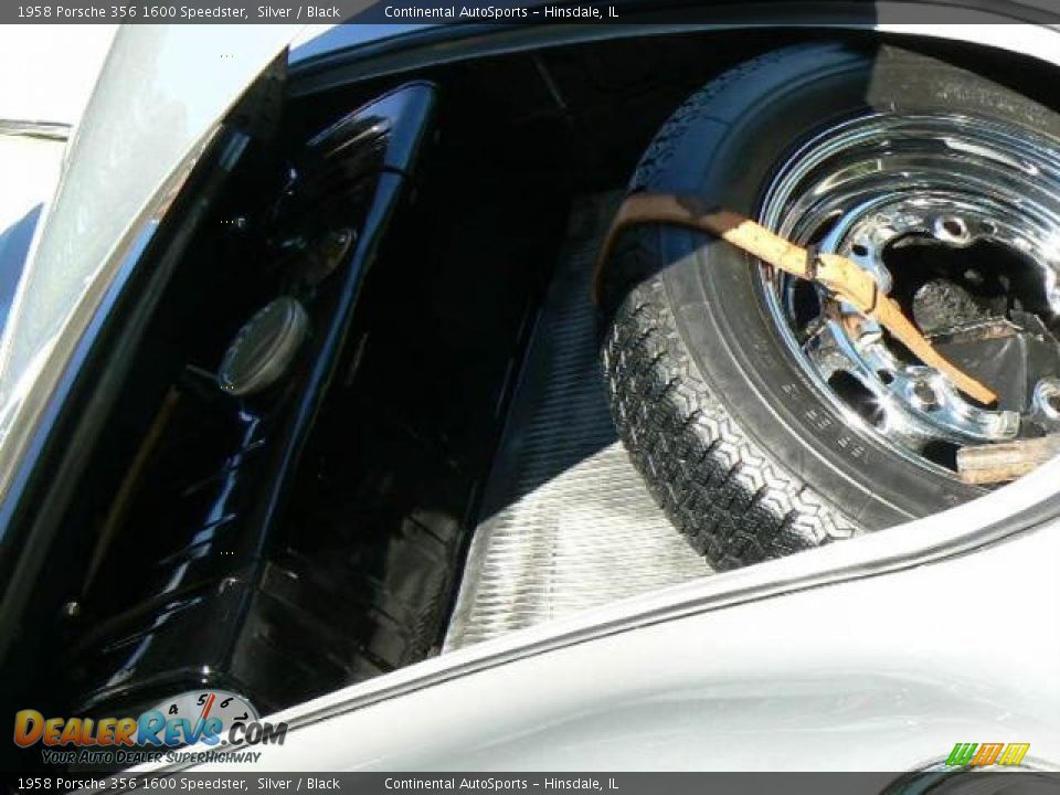 1958 Porsche 356 1600 Speedster Silver / Black Photo #14