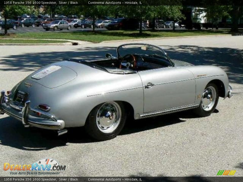 1958 Porsche 356 1600 Speedster Silver / Black Photo #20