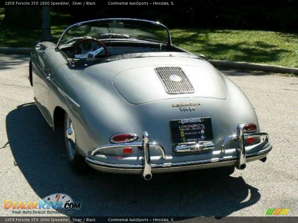 1958 Porsche 356 1600 Speedster Silver / Black Photo #22