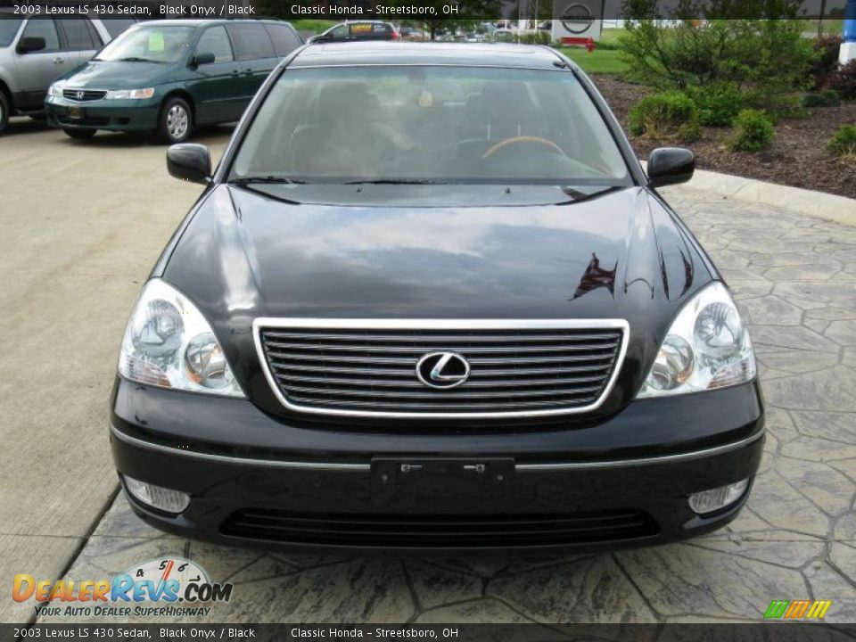 2003 Lexus LS 430 Sedan Black Onyx / Black Photo #5
