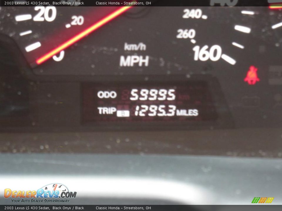 2003 Lexus LS 430 Sedan Black Onyx / Black Photo #16