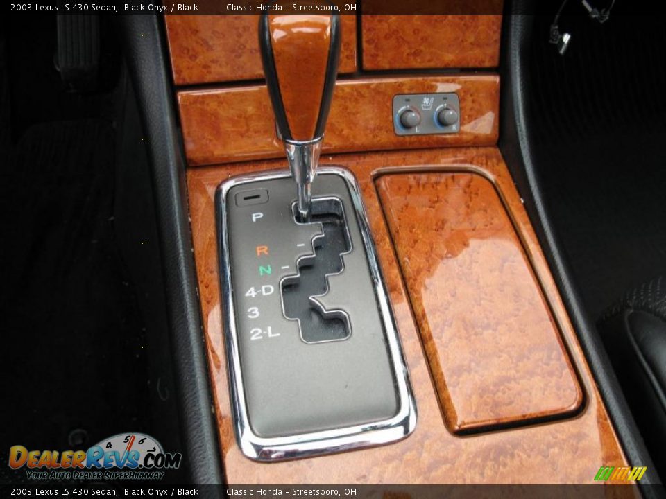 2003 Lexus LS 430 Sedan Black Onyx / Black Photo #18