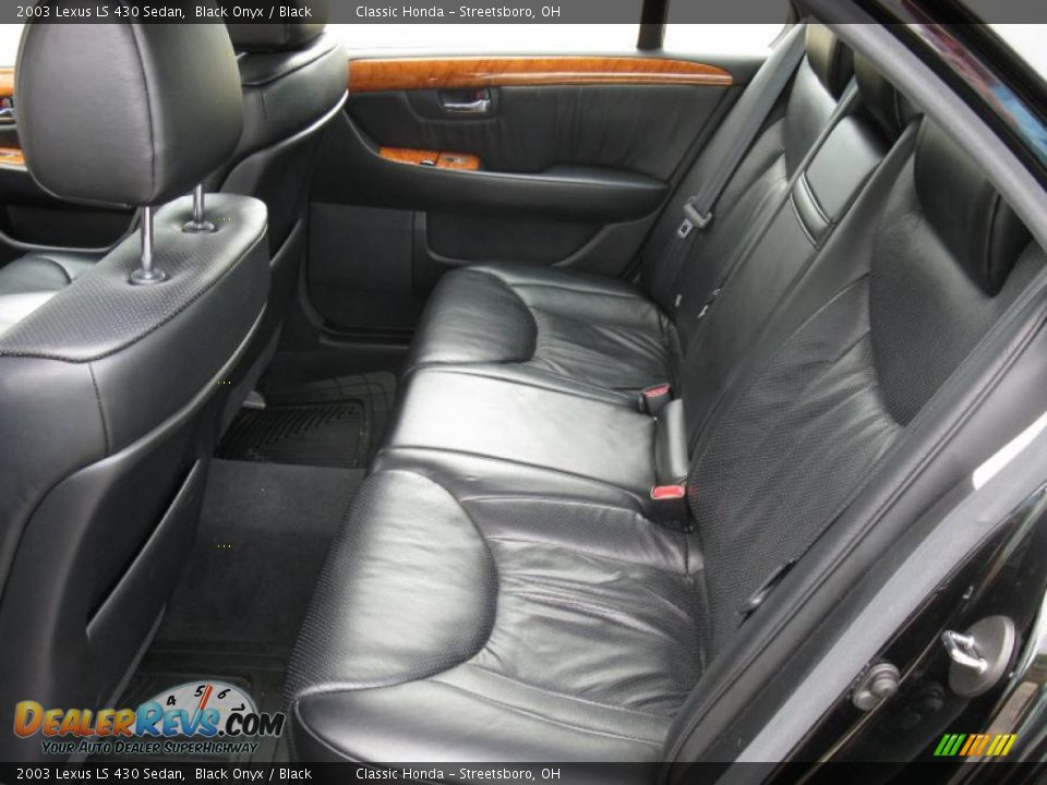 2003 Lexus LS 430 Sedan Black Onyx / Black Photo #21