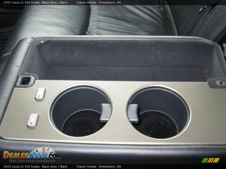 2003 Lexus LS 430 Sedan Black Onyx / Black Photo #22