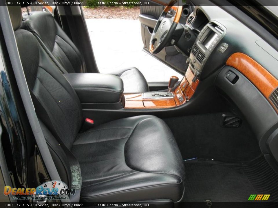 2003 Lexus LS 430 Sedan Black Onyx / Black Photo #26