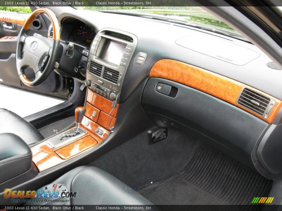 2003 Lexus LS 430 Sedan Black Onyx / Black Photo #27