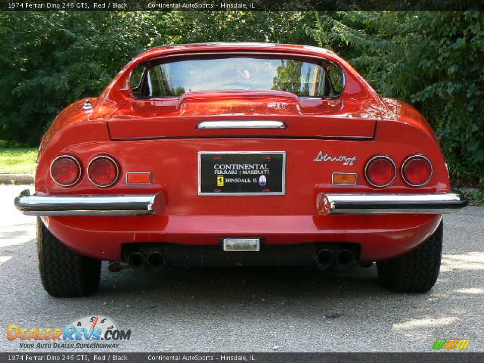 1974 Ferrari Dino 246 GTS Red / Black Photo #4