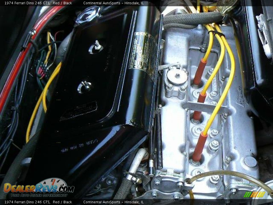 1974 Ferrari Dino 246 GTS 2.4 Liter DOHC 12-Valve V6 Engine Photo #12