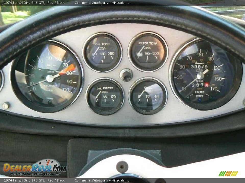 1974 Ferrari Dino 246 GTS Gauges Photo #14