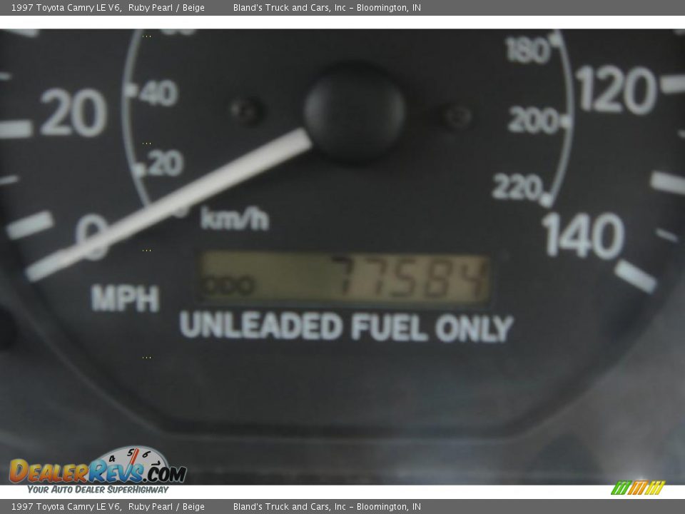 1997 Toyota Camry LE V6 Ruby Pearl / Beige Photo #21