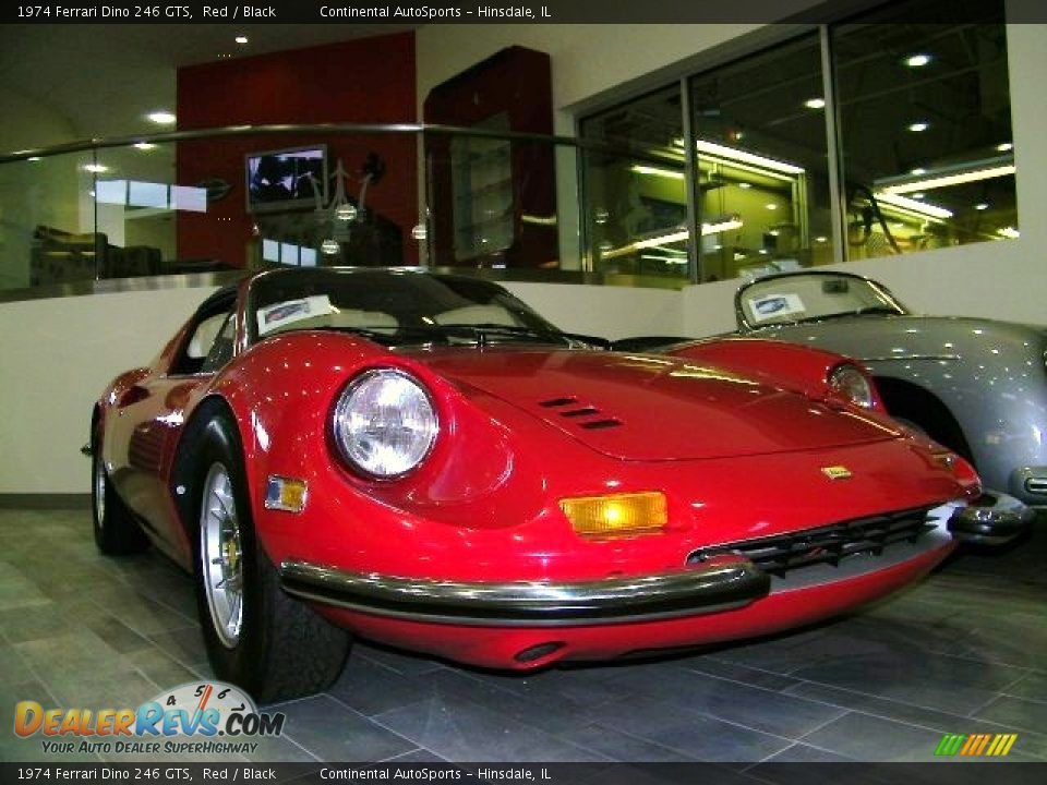 1974 Ferrari Dino 246 GTS Red / Black Photo #17