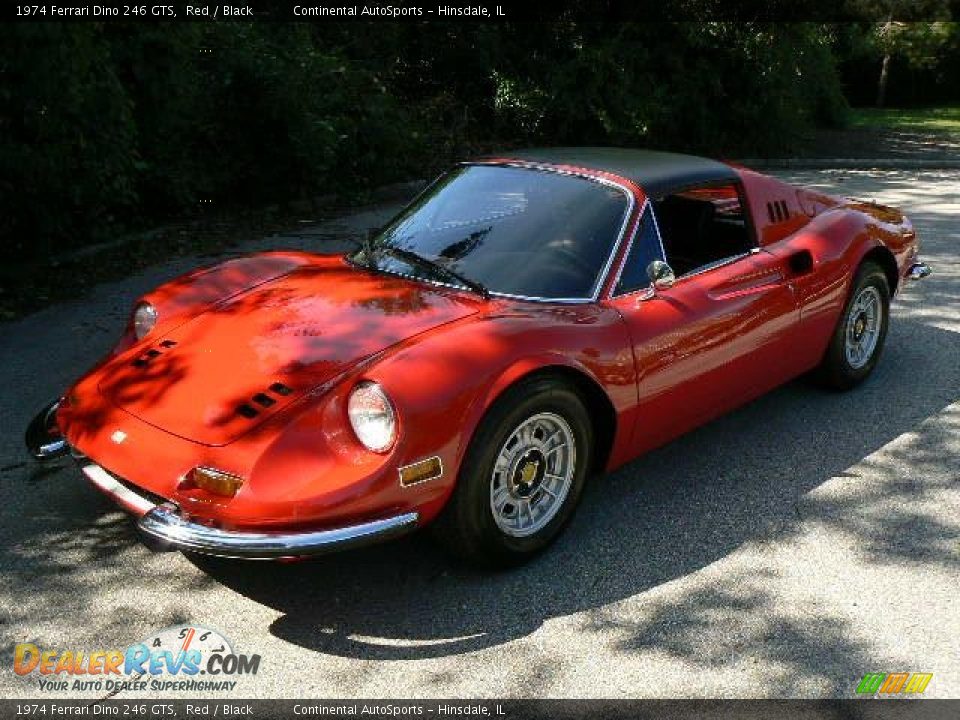 Front 3/4 View of 1974 Ferrari Dino 246 GTS Photo #19