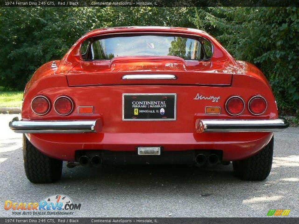 1974 Ferrari Dino 246 GTS Red / Black Photo #21