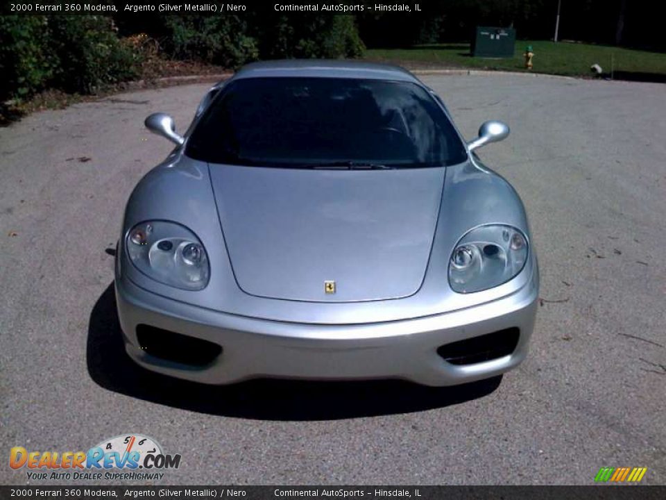 2000 Ferrari 360 Modena Argento (Silver Metallic) / Nero Photo #2