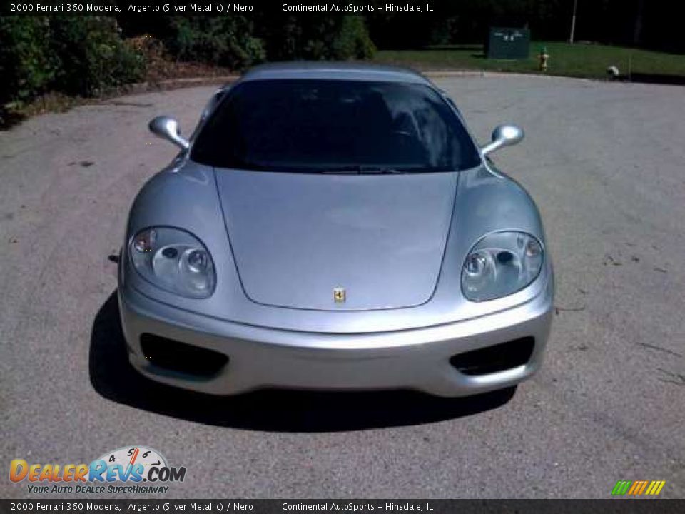 2000 Ferrari 360 Modena Argento (Silver Metallic) / Nero Photo #7