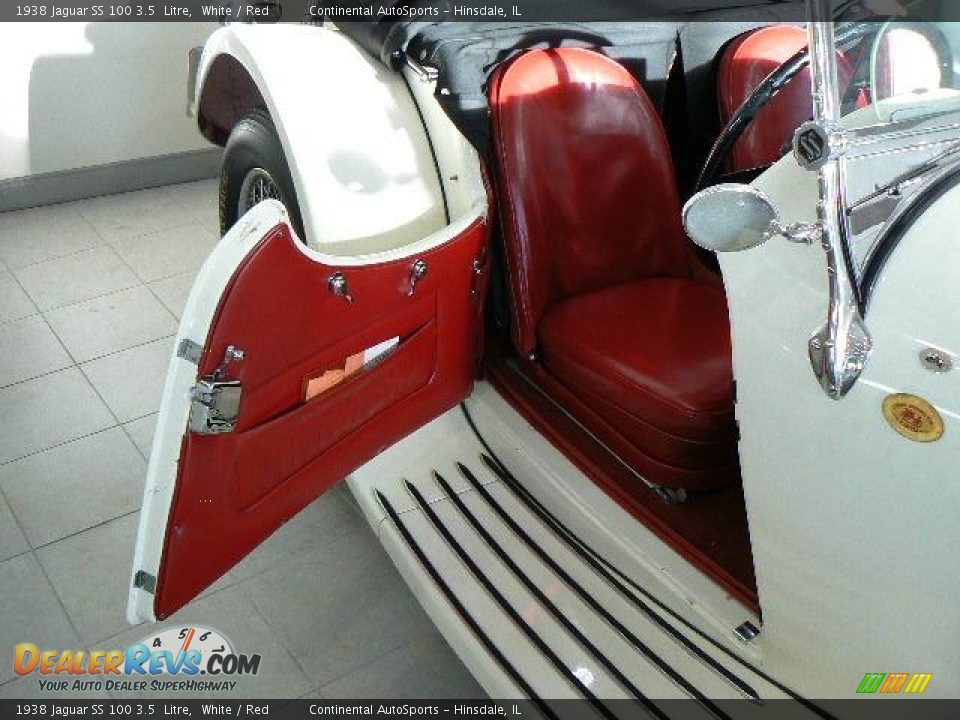 1938 Jaguar SS 100 3.5  Litre White / Red Photo #5