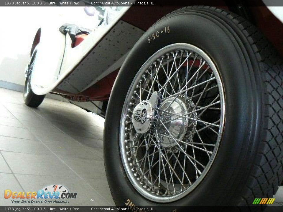 1938 Jaguar SS 100 3.5  Litre White / Red Photo #6