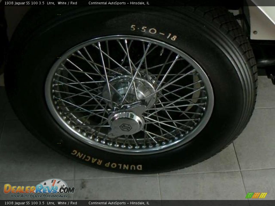1938 Jaguar SS 100 3.5  Litre White / Red Photo #7