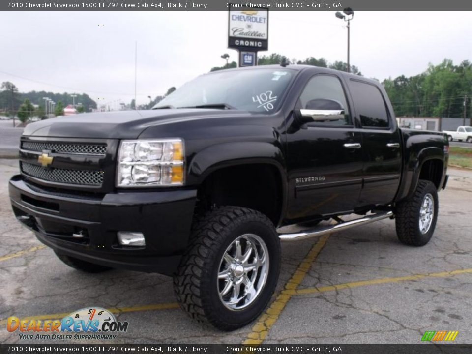 2010 Chevrolet Silverado 1500 LT Z92 Crew Cab 4x4 Black / Ebony Photo #1