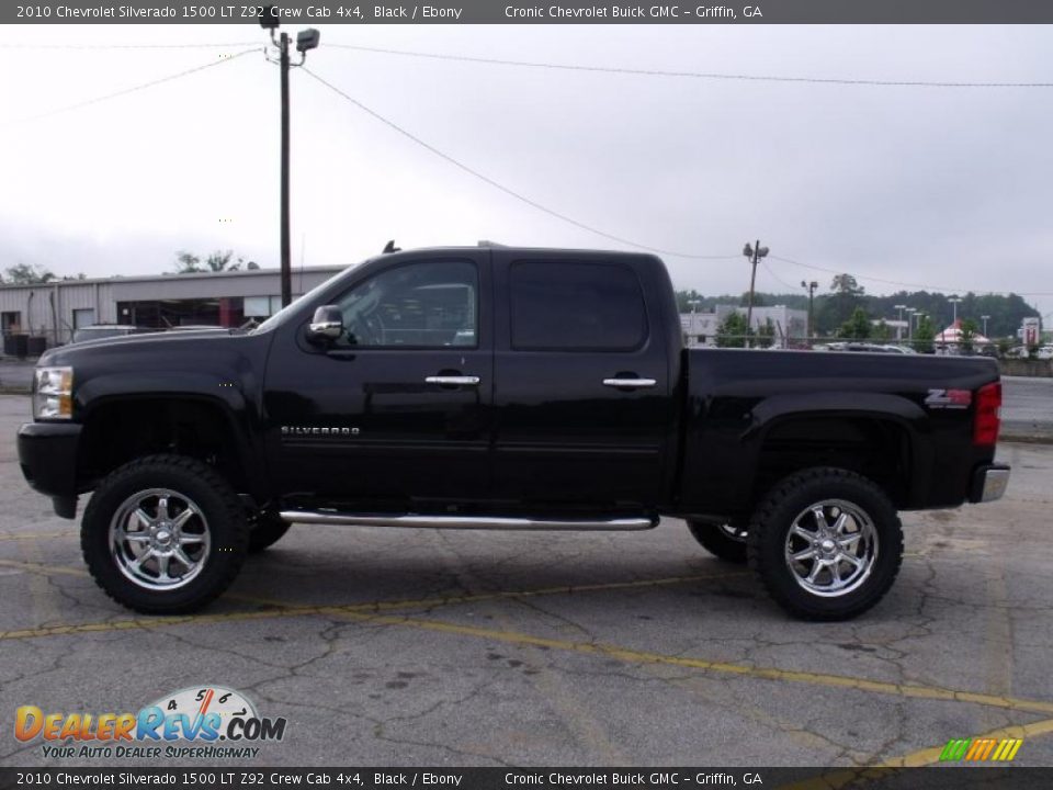 2010 Chevrolet Silverado 1500 LT Z92 Crew Cab 4x4 Black / Ebony Photo #2