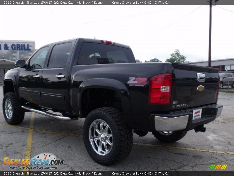 2010 Chevrolet Silverado 1500 LT Z92 Crew Cab 4x4 Black / Ebony Photo #3