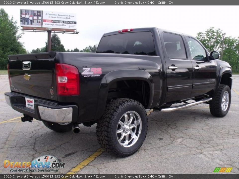 2010 Chevrolet Silverado 1500 LT Z92 Crew Cab 4x4 Black / Ebony Photo #5