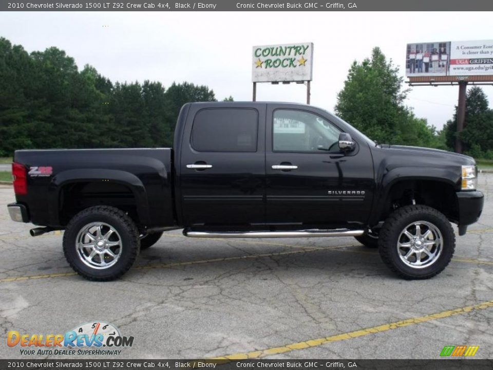 2010 Chevrolet Silverado 1500 LT Z92 Crew Cab 4x4 Black / Ebony Photo #6