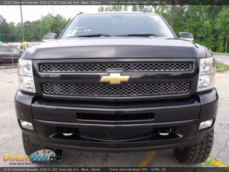 2010 Chevrolet Silverado 1500 LT Z92 Crew Cab 4x4 Black / Ebony Photo #8