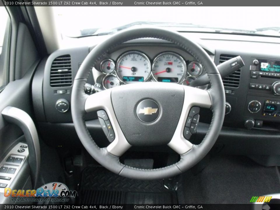 2010 Chevrolet Silverado 1500 LT Z92 Crew Cab 4x4 Black / Ebony Photo #16