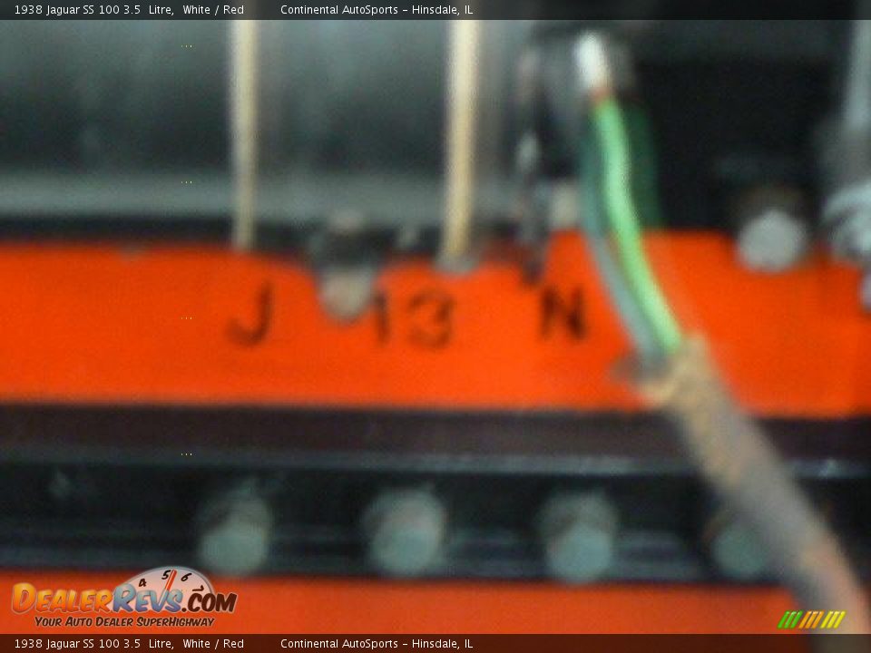 1938 Jaguar SS 100 3.5  Litre White / Red Photo #10