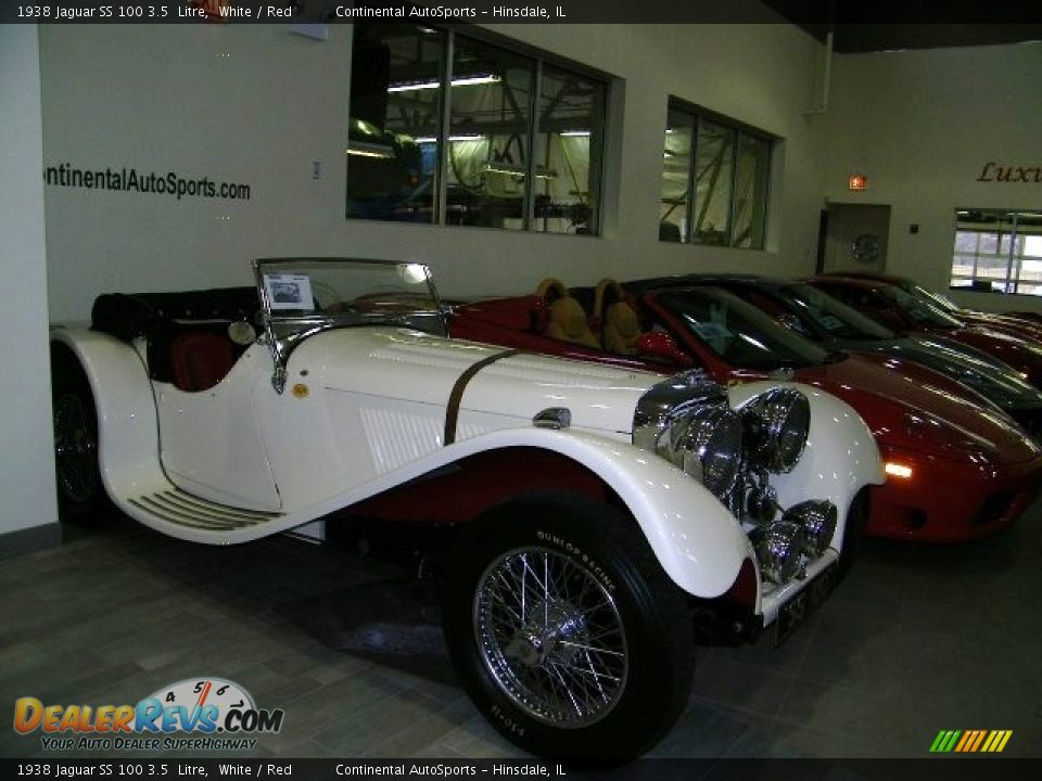 1938 Jaguar SS 100 3.5  Litre White / Red Photo #11
