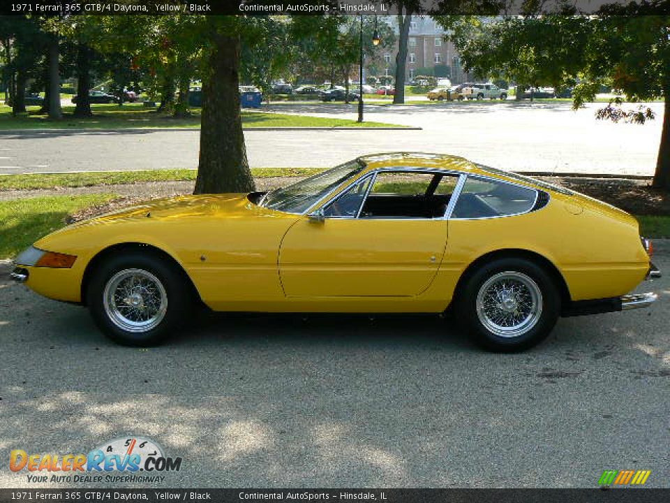 1971 Ferrari 365 GTB/4 Daytona Yellow / Black Photo #2