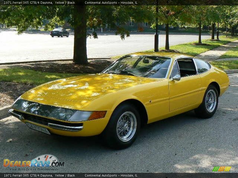 1971 Ferrari 365 GTB/4 Daytona Yellow / Black Photo #6