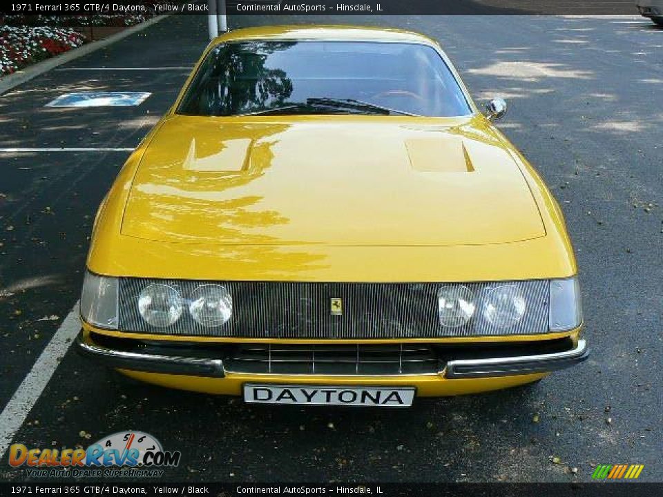 1971 Ferrari 365 GTB/4 Daytona Yellow / Black Photo #9