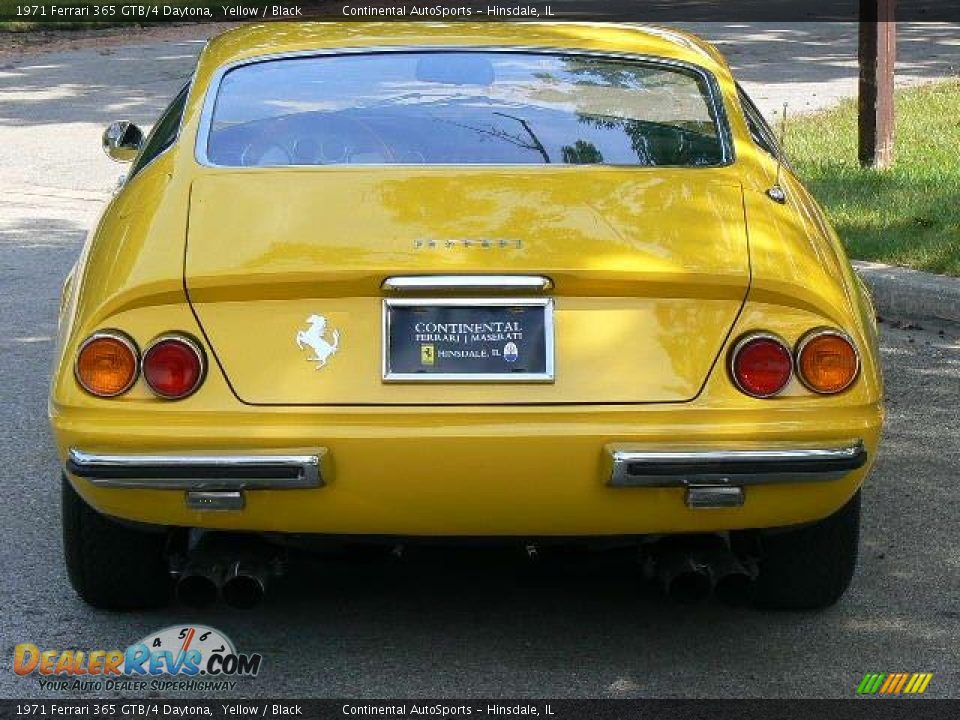 1971 Ferrari 365 GTB/4 Daytona Yellow / Black Photo #10