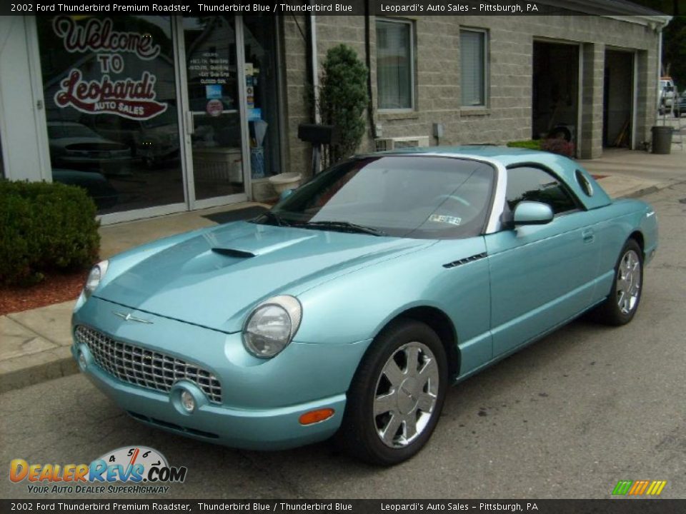 2002 Ford Thunderbird Premium Roadster Thunderbird Blue / Thunderbird Blue Photo #1