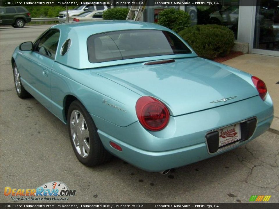 2002 Ford Thunderbird Premium Roadster Thunderbird Blue / Thunderbird Blue Photo #3