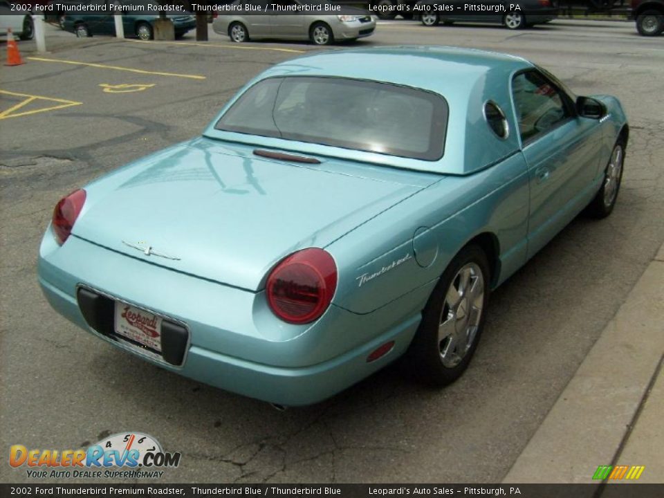 2002 Ford Thunderbird Premium Roadster Thunderbird Blue / Thunderbird Blue Photo #5
