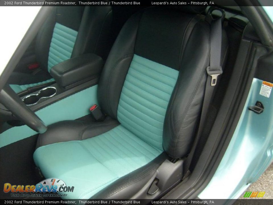 2002 Ford Thunderbird Premium Roadster Thunderbird Blue / Thunderbird Blue Photo #13