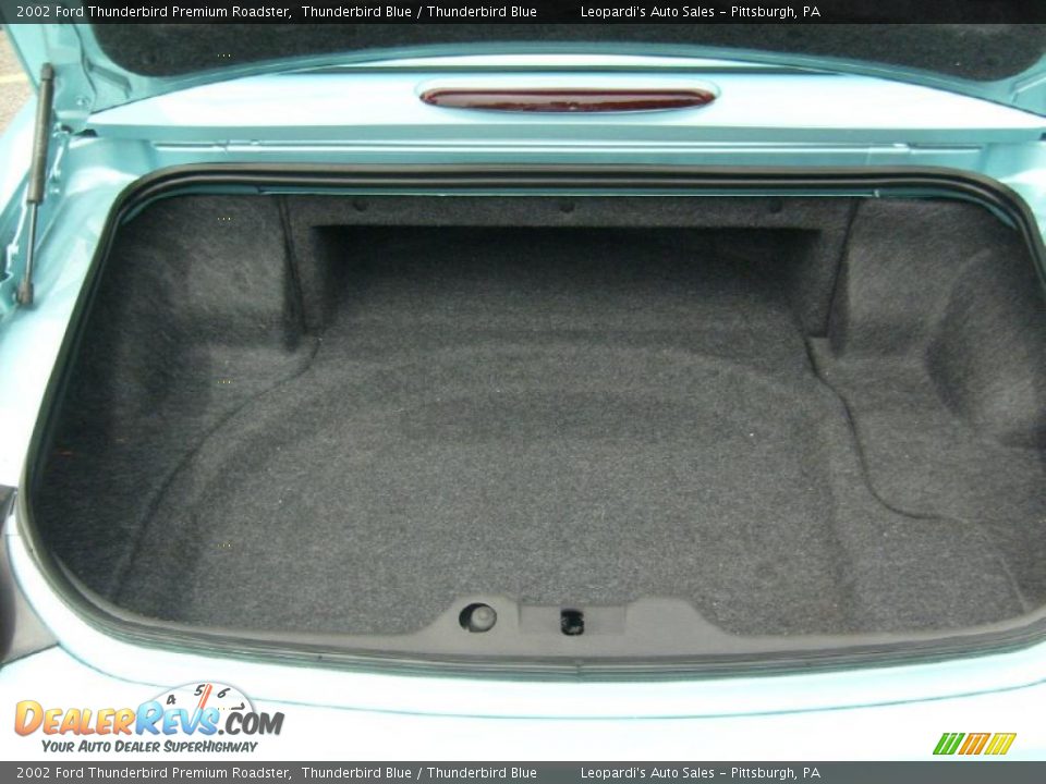 2002 Ford Thunderbird Premium Roadster Thunderbird Blue / Thunderbird Blue Photo #14