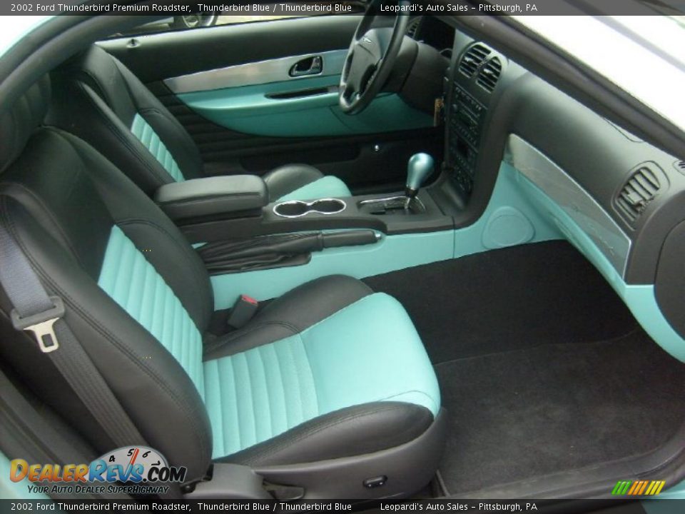 2002 Ford Thunderbird Premium Roadster Thunderbird Blue / Thunderbird Blue Photo #15