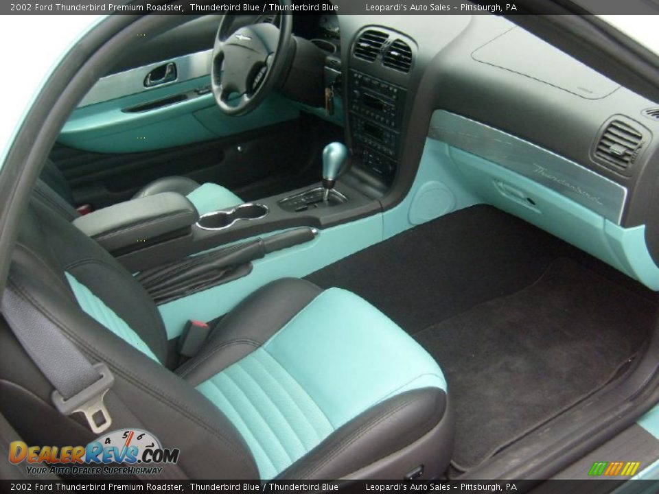 2002 Ford Thunderbird Premium Roadster Thunderbird Blue / Thunderbird Blue Photo #16