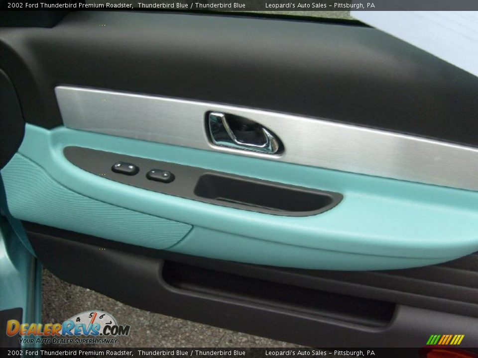 2002 Ford Thunderbird Premium Roadster Thunderbird Blue / Thunderbird Blue Photo #17