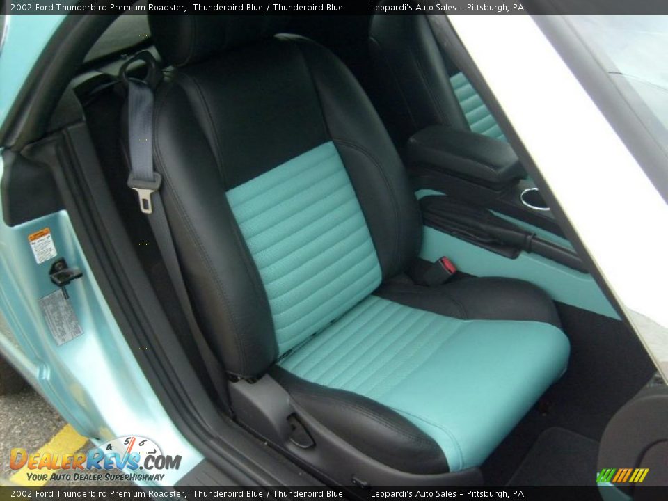 2002 Ford Thunderbird Premium Roadster Thunderbird Blue / Thunderbird Blue Photo #18