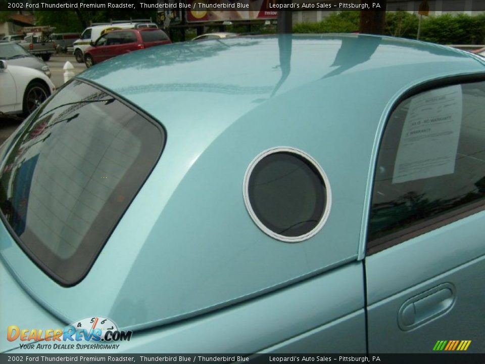 2002 Ford Thunderbird Premium Roadster Thunderbird Blue / Thunderbird Blue Photo #19
